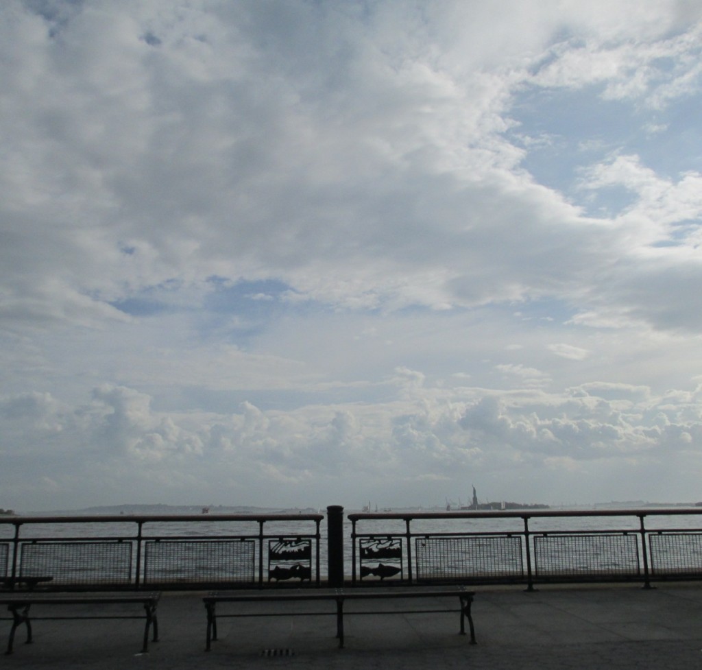 The Statue of Liberty from Battery Park