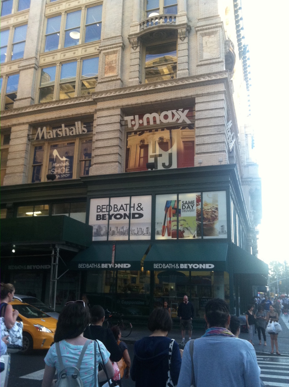 Marshalls, TJ Maxx, and Bed Bath & Beyond Noted in NYC